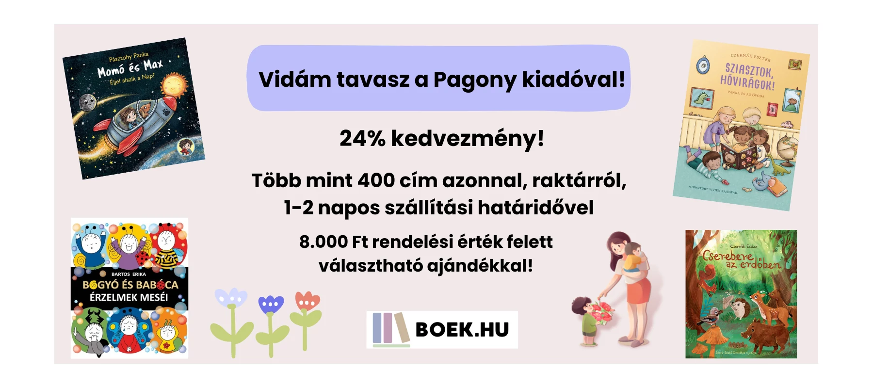 Vidám tavasz a Pagony Kiadóval!