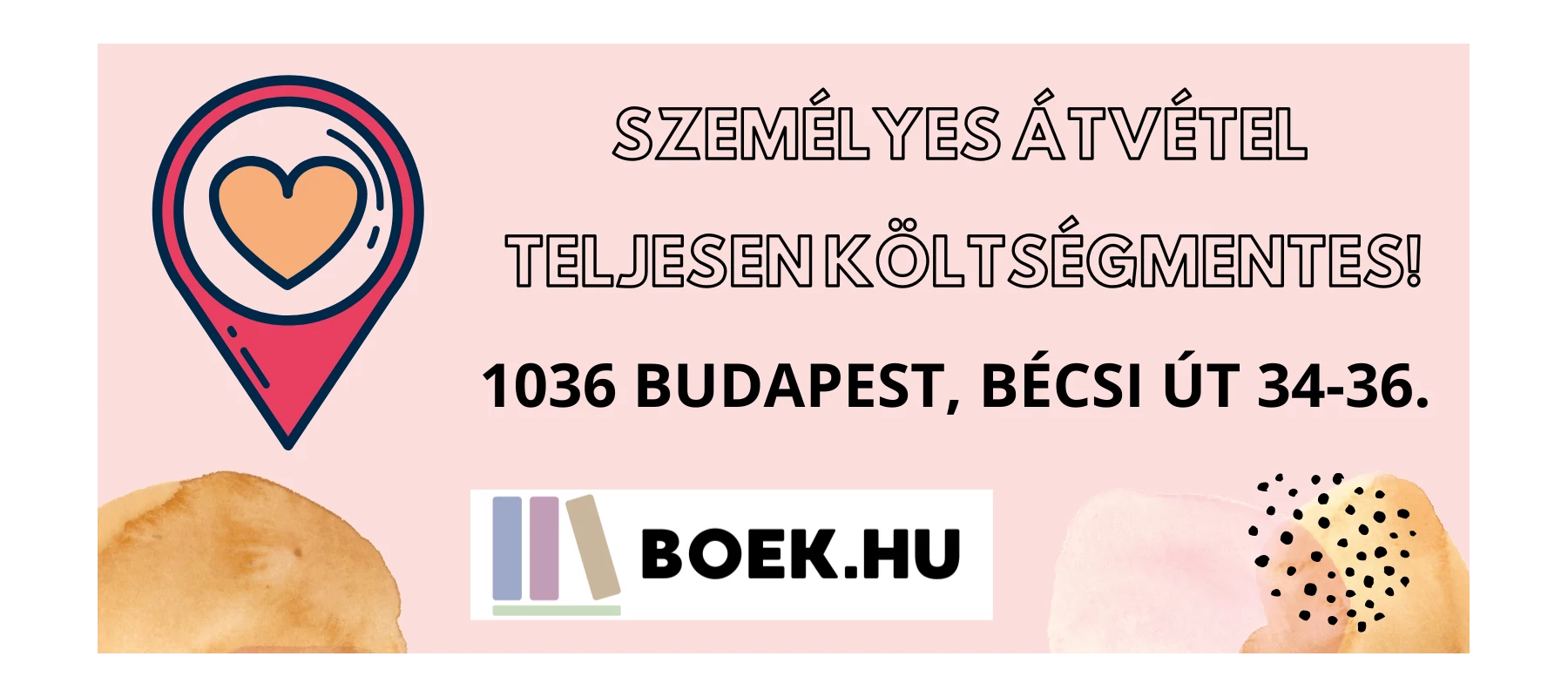 Ingyenes és teljesen költségmentes személyes átvétel