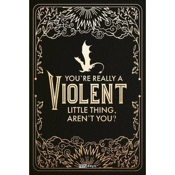 Official Fourth Wing Journal - Violent Little Thing Edition (vonalazott oldalakkal)