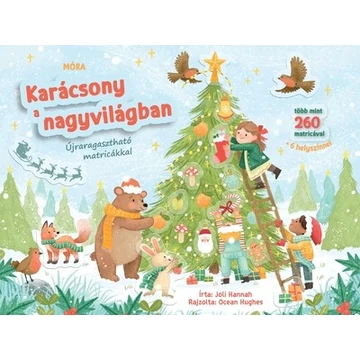 Karácsony a nagyvilágban - Újraragasztható matricákkal