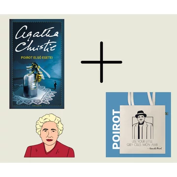Poirot első esetei - Puha kötés + Poirot vászontáska 