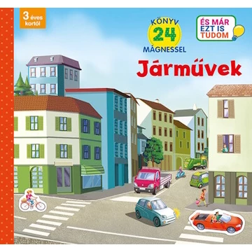 Járművek - Könyv 24 mágnessel - 3 éves kortól - És már ezt is tudom