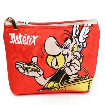 Asterix cipzáras pénztárca - Piros 