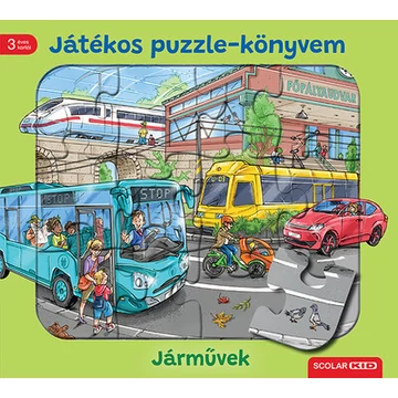 Játékos puzzle-könyvem: Járművek