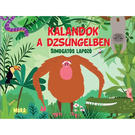 Kalandok a dzsungelben - simogatós lapozó