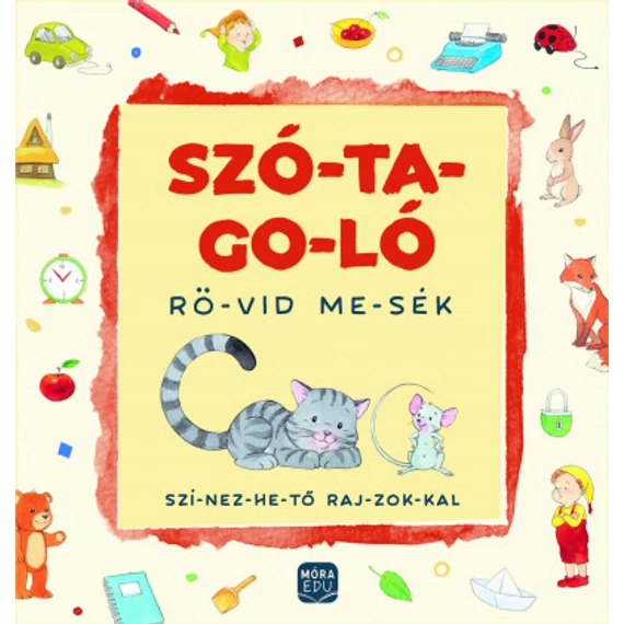 Szótagoló - Rövid mesék - színezhető rajzokkal
