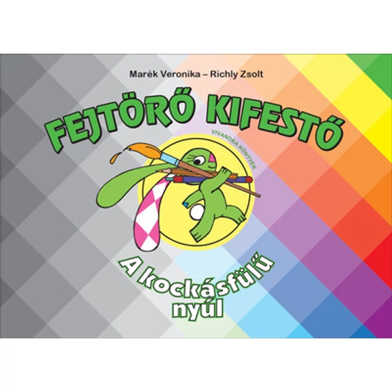 A kockásfülű nyúl - Fejtörő kifestő