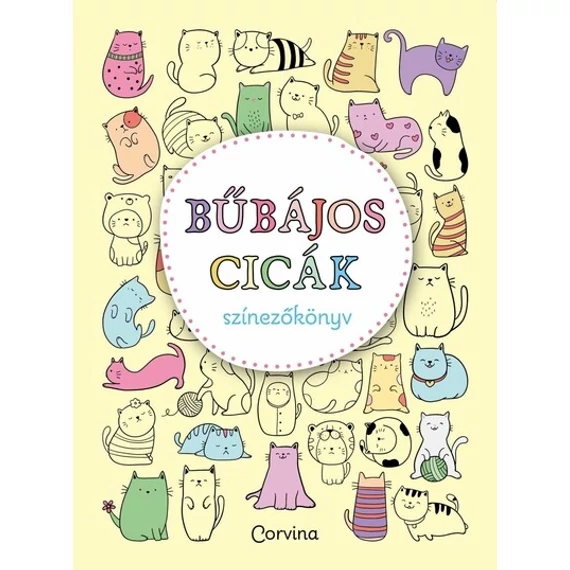 Bűbájos cicák - Színezőkönyv