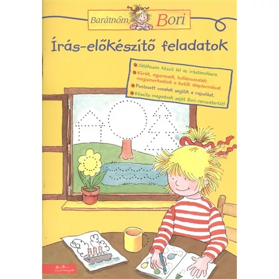 Írás-előkészítő feladatok - Barátnőm, Bori foglalkoztató füzet