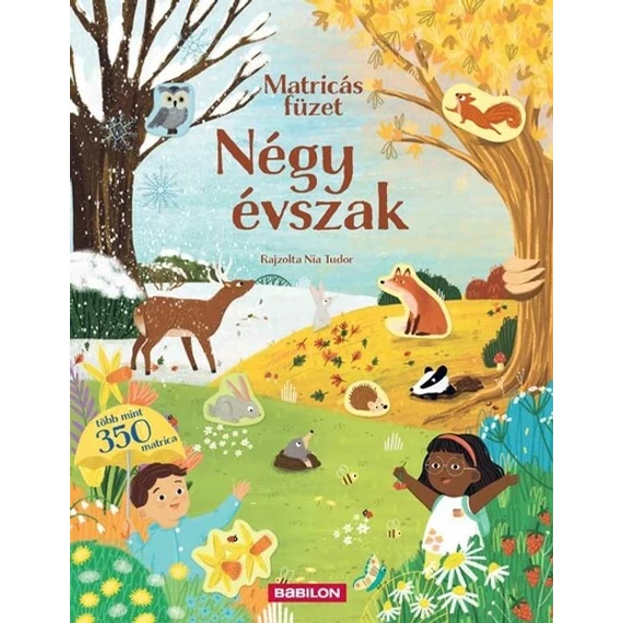 Matricás füzet - Négy évszak - Több mint 350 matrica