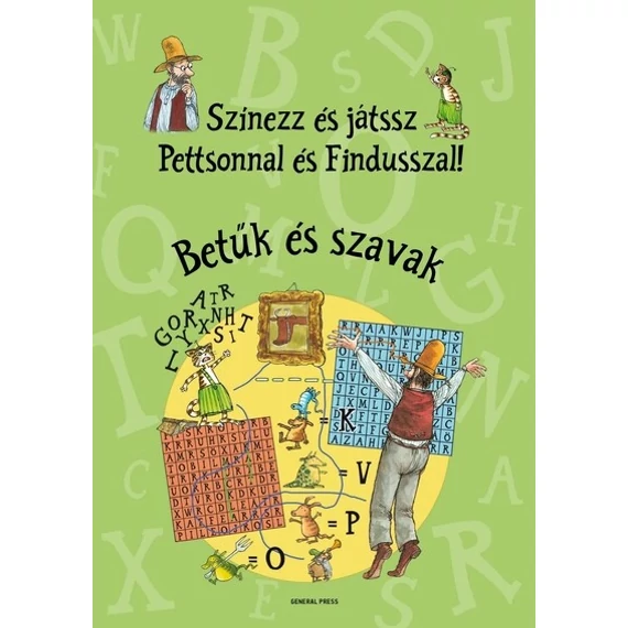 Színezz és játssz Pettsonnal és Findusszal! - Betűk és szavak
