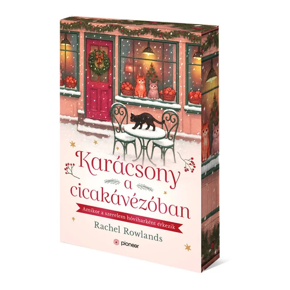 Karácsony a cicakávézóban - Éldekorált 