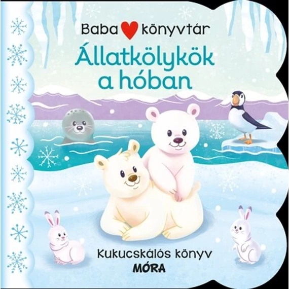 Babakönyvtár - Állatkölykök a hóban - Kukucskálós könyv