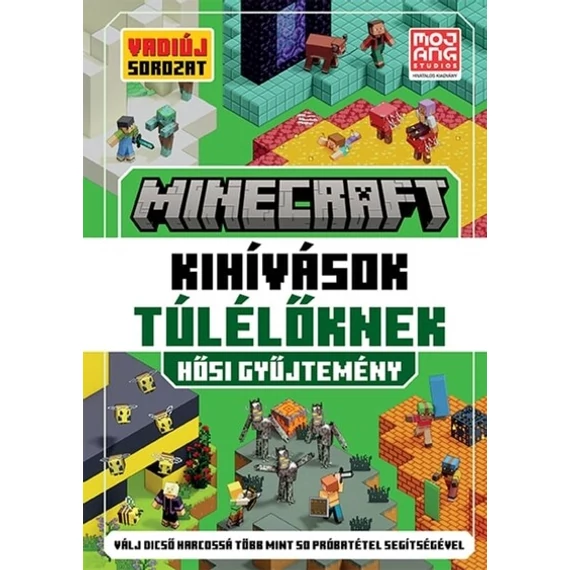 Minecraft: Kihívások túlélőknek - Hősi gyűjtemény - Válj dicső harcossá több mint 50 próbatétel segítségével!