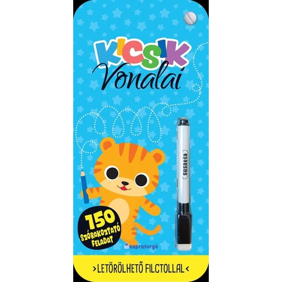Kicsik vonalai - 150 szórakoztató feladat - Letörölhető filctollal