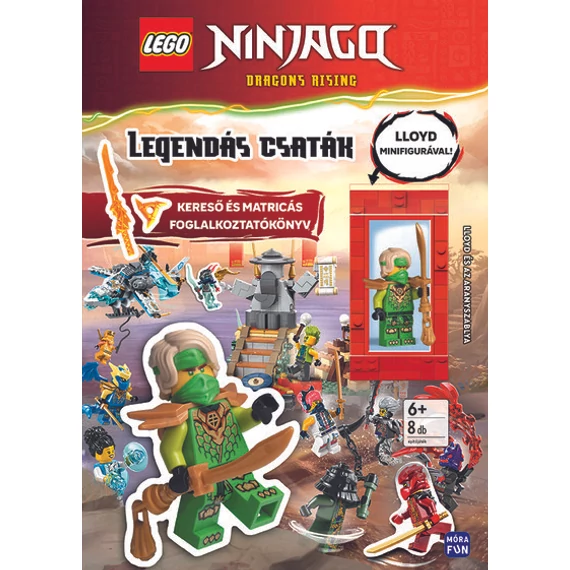 Lego Ninjago - Legendás csaták - Kereső és matricás foglalkoztatókönyv