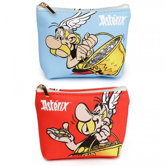 Asterix cipzáras pénztárca - Világoskék